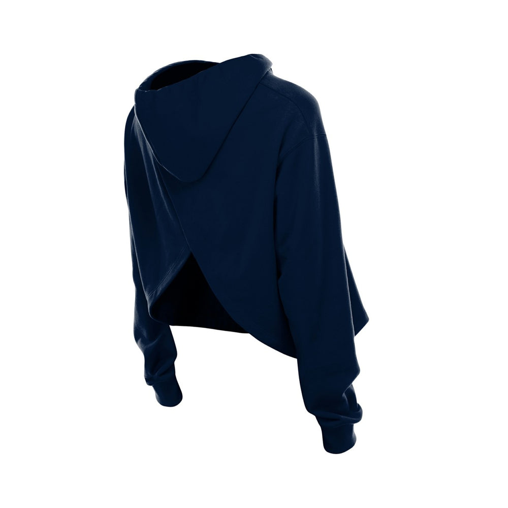 New Era Minnesota Timberwolves Women's Glam Game Open Back Hoodie Navy
