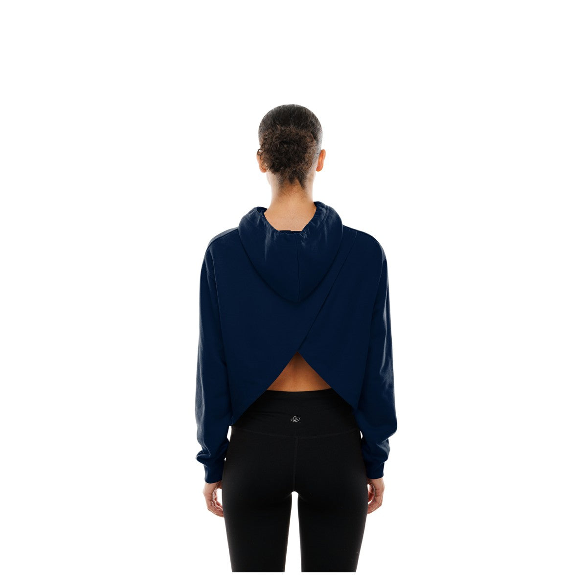 New Era Minnesota Timberwolves Women's Glam Game Open Back Hoodie Navy