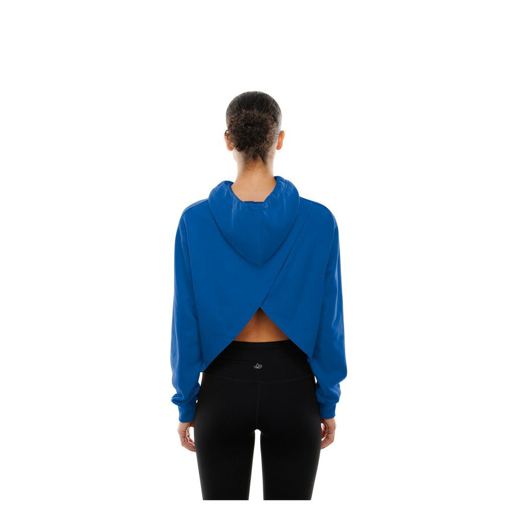 New Era New York Knicks Women's Glam Game Open Back Hoodie Blue