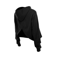 New Era Chicago Bulls Women's Glam Game Open Back Hoodie Black