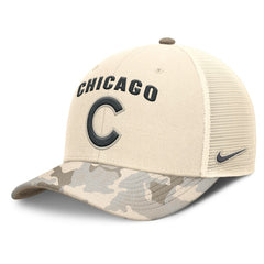 Chicago Cubs Nike Camo Natural Pack Rise Adjustable Trucker Hat Discount