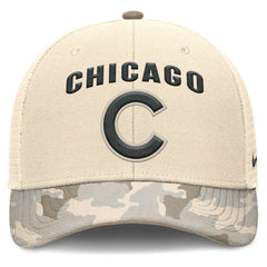 Chicago Cubs Nike Camo Natural Pack Rise Adjustable Trucker Hat Discount