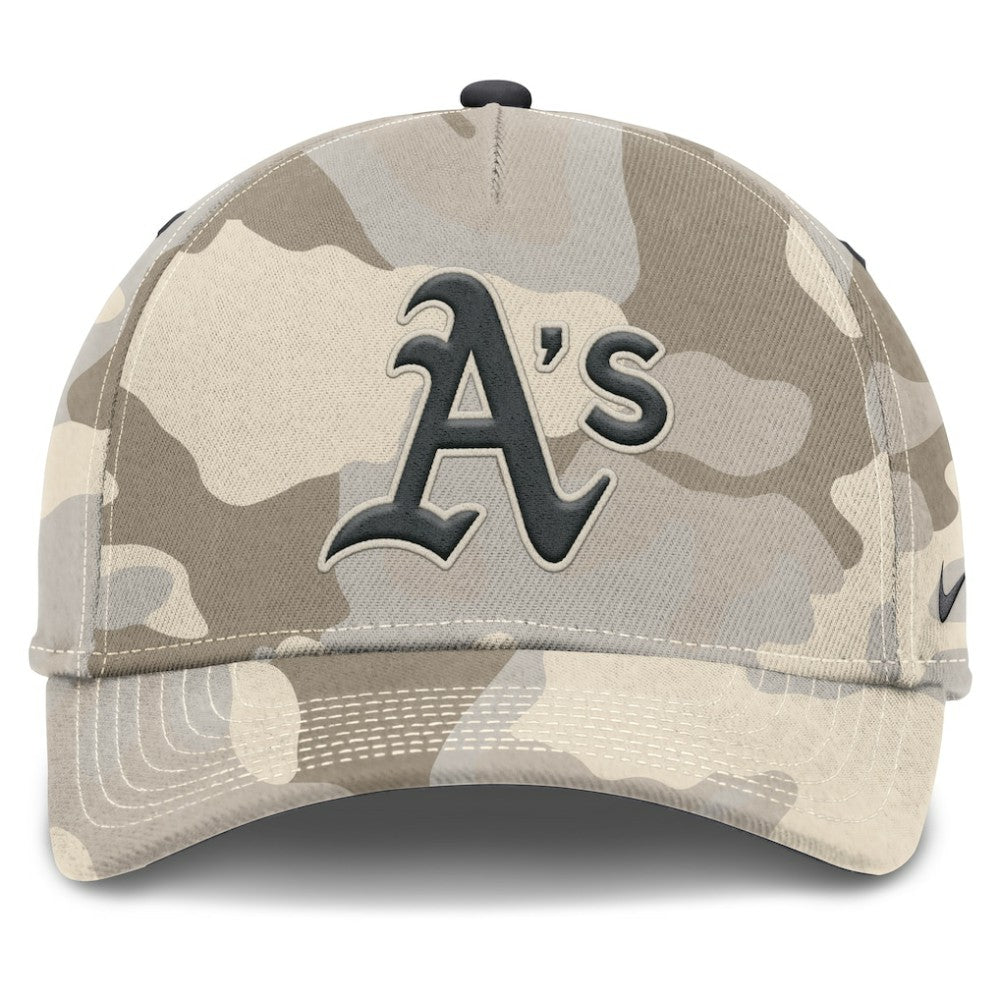 Athletics Nike Camo Pack Rise Adjustable Hat for sale