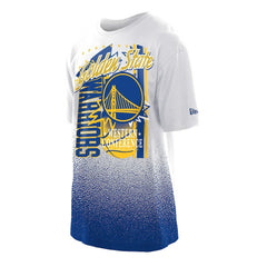 New Era Golden State Warriors Injection Sport Classics T-Shirt White