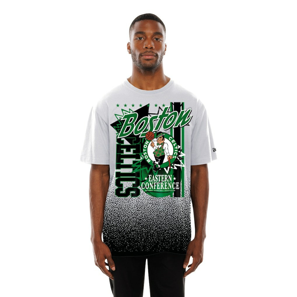 New Era Boston Celtics Injection Sport Classics T-Shirt White