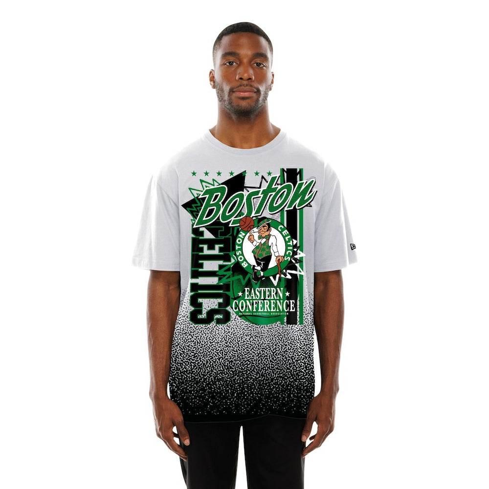 New Era Boston Celtics Injection Sport Classics T-Shirt White