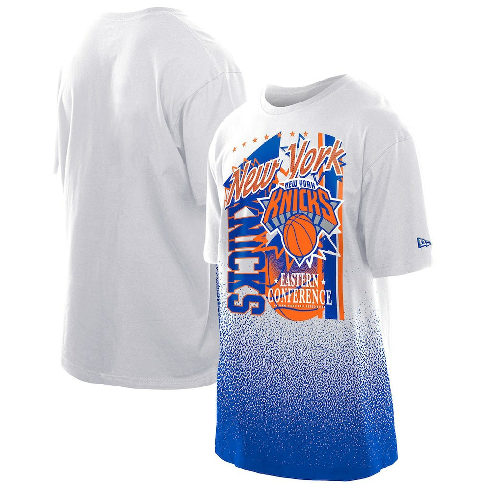 New Era New York Knicks Injection Sport Classics T-Shirt White