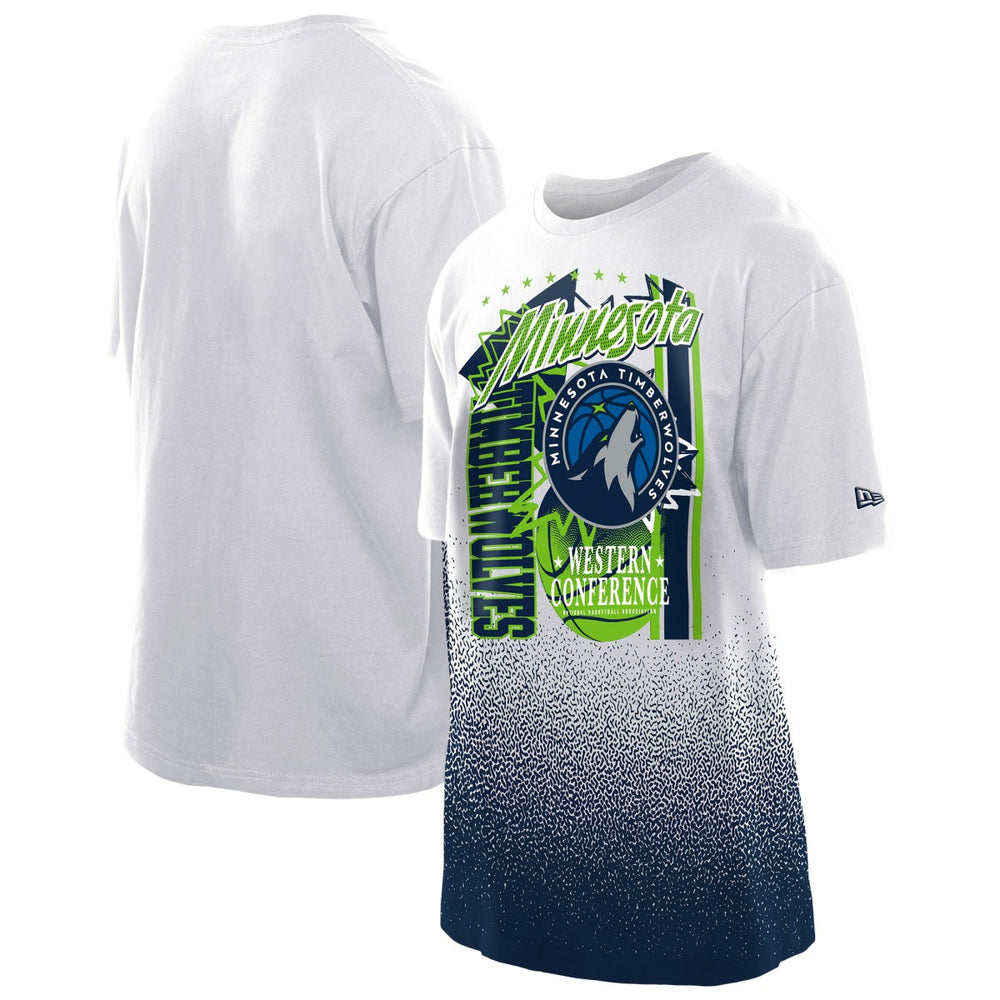 New Era Minnesota Timberwolves Injection Sport Classics T-Shirt White