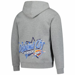 New Era Oklahoma City Thunder Injection Sport Classics Fleece Hoodie Heather Gray