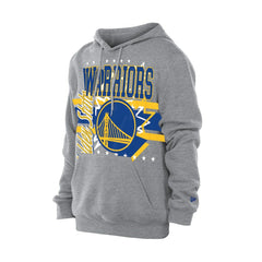 New Era Golden State Warriors Injection Sport Classics Fleece Hoodie Heather Gray