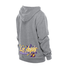 New Era Los Angeles Lakers Injection Sport Classics Fleece Hoodie Heather Gray