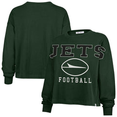 New York Jets '47 Women's Outreach City Oversized Long Sleeve T-Shirt - Green - 47 brand