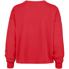 San Francisco 49ers '47 Women's Outreach City Oversized Long Sleeve T-Shirt - Scarlet - 47 brand