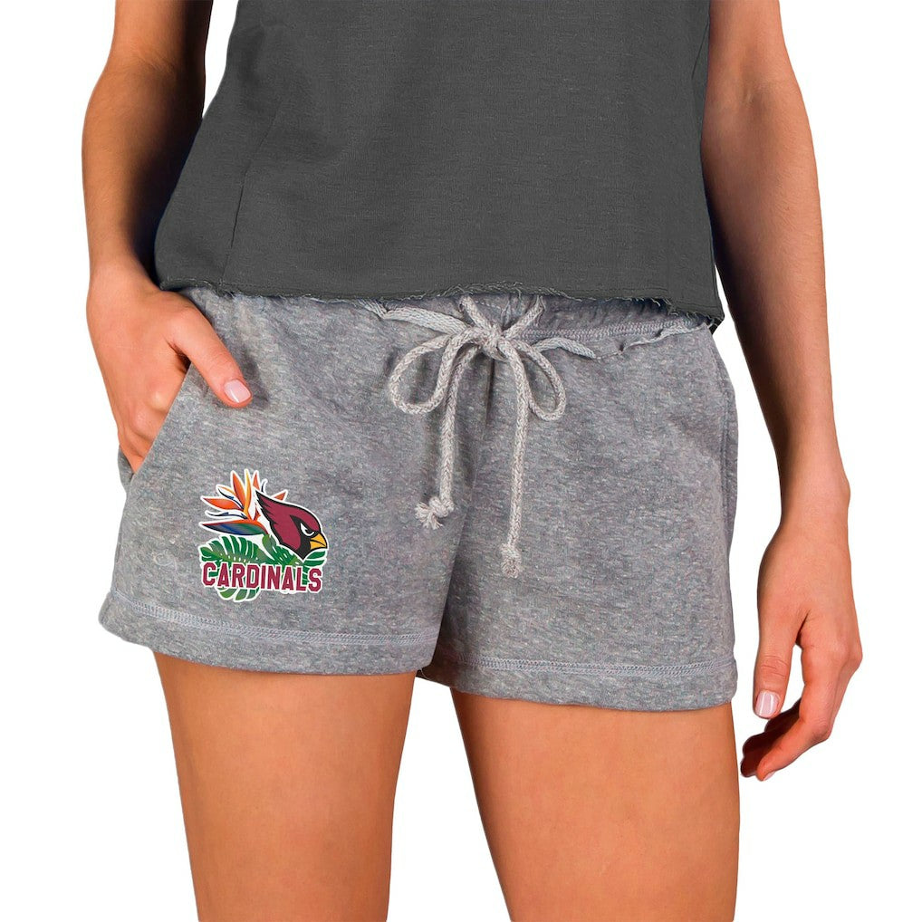 Arizona Cardinals Concepts Sport Women's Mainstream Terry Shorts - Gray - NFL