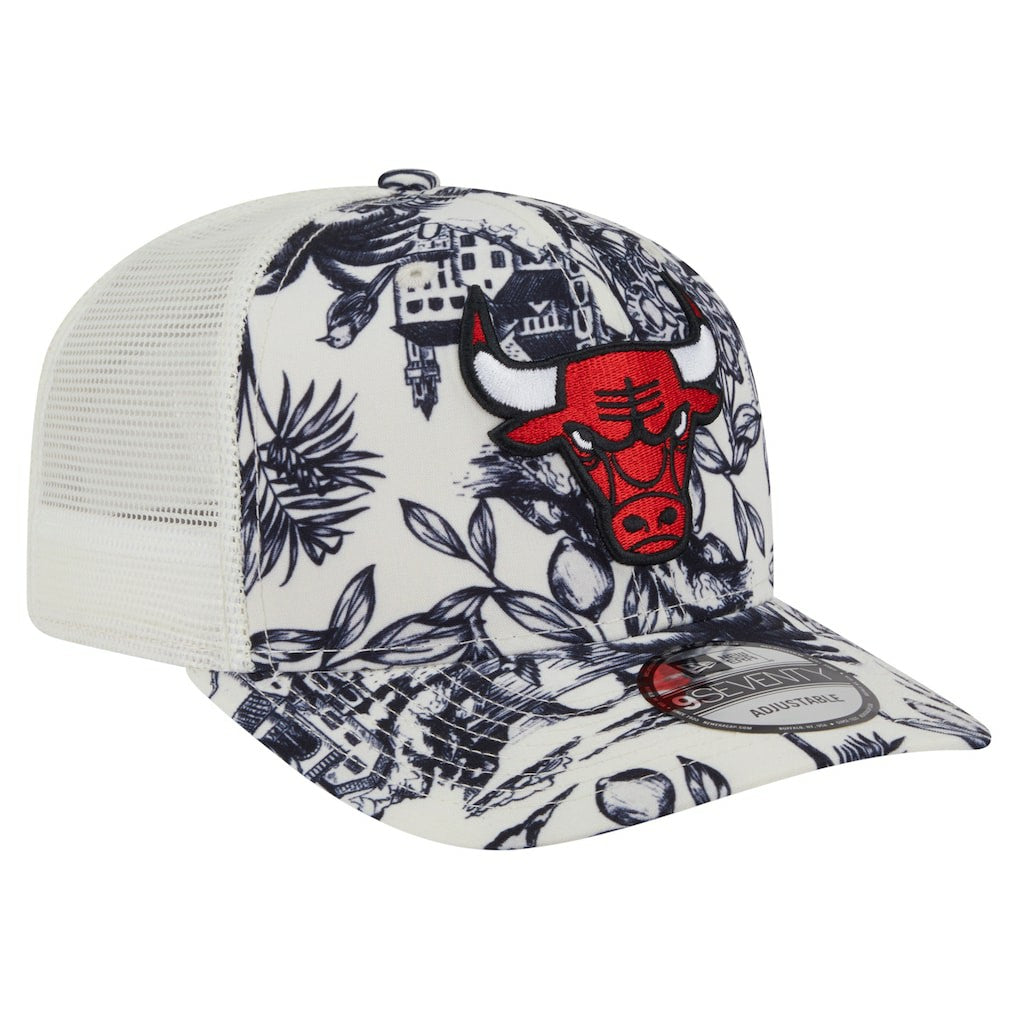 New Era Chicago Bulls Lemon Tree 9SEVENTY Adjustable Hat White