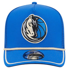 New Era Dallas Mavericks Vintage Team Rope A-Frame 9FIFTY Snapback Hat Blue