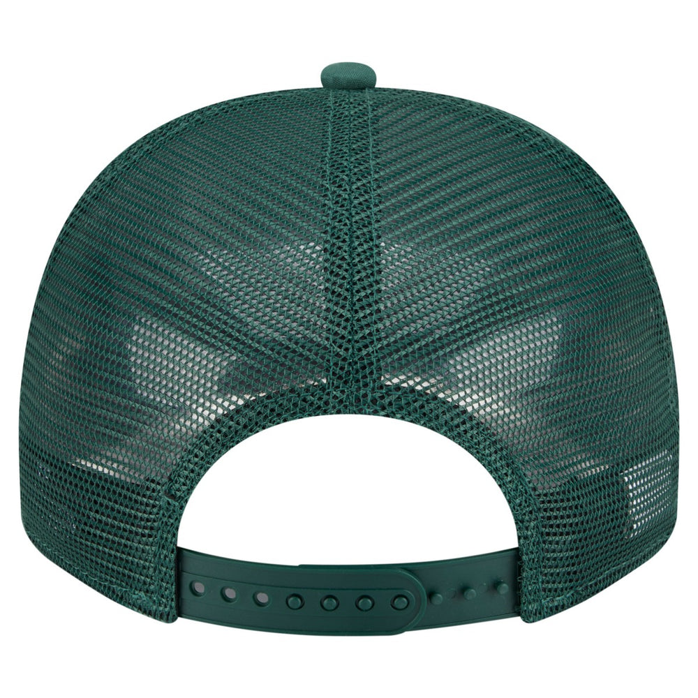 New Era Milwaukee Bucks Vintage Team Rope A-Frame 9FIFTY Snapback Hat Hunter Green