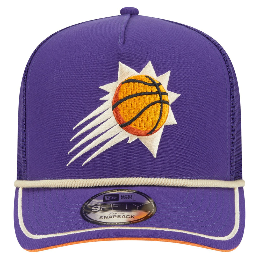 New Era Phoenix Suns Vintage Team Rope A-Frame 9FIFTY Snapback Hat Purple