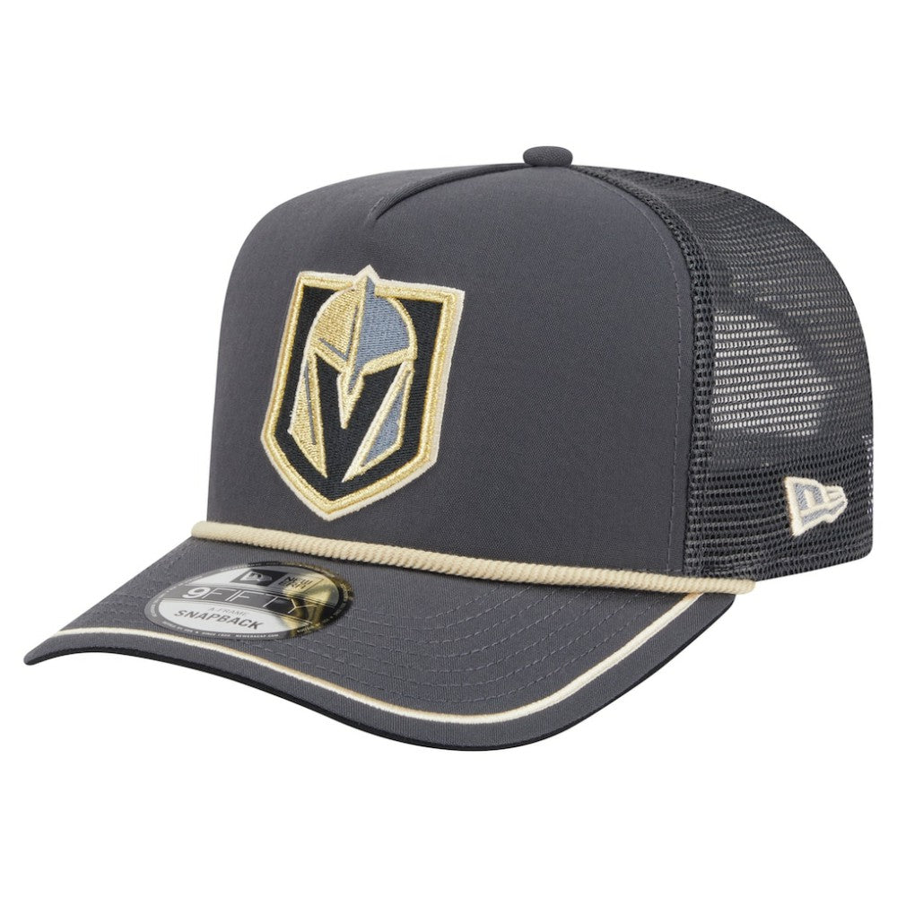 Vegas Golden Knights New Era Vintage Team Rope A-Frame 9FIFTY Snapback Hat - Gray | New Era near me