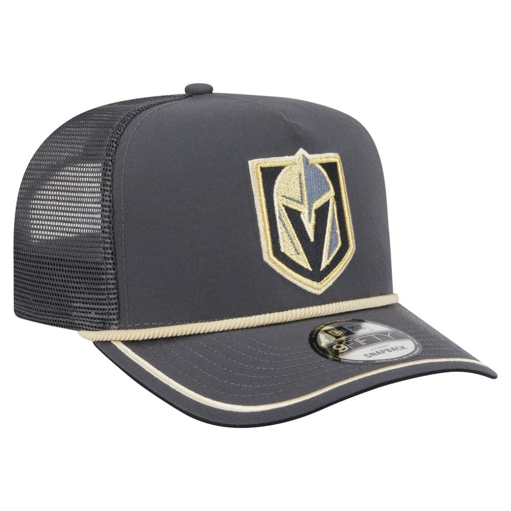 Vegas Golden Knights New Era Vintage Team Rope A-Frame 9FIFTY Snapback Hat - Gray | New Era near me