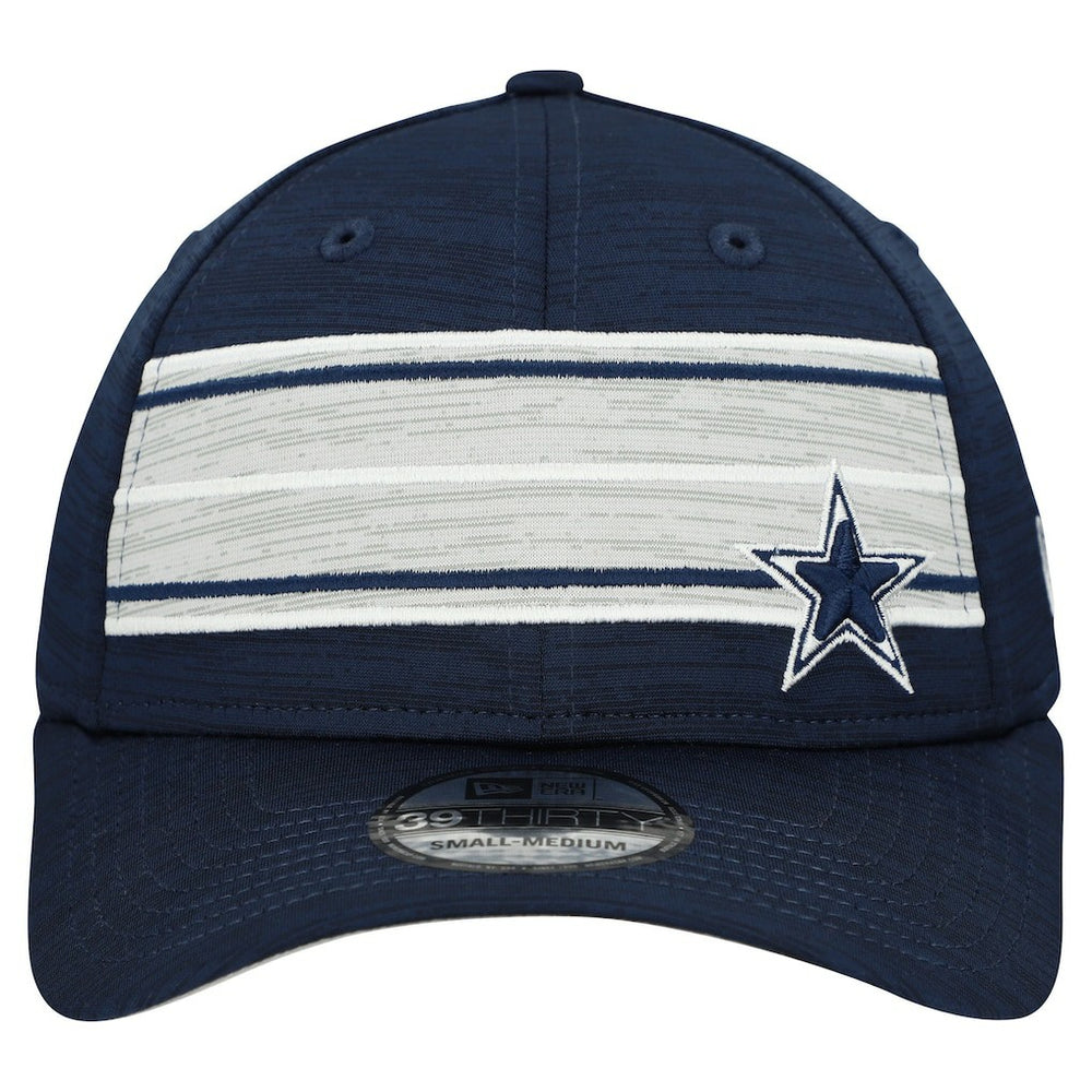 Dallas Cowboys New Era Stripes 39THIRTY Flex Hat - Navy - NFL