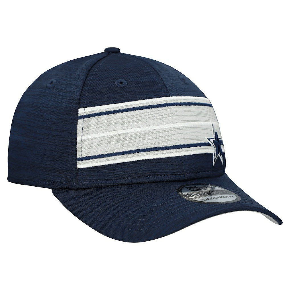 Dallas Cowboys New Era Stripes 39THIRTY Flex Hat - Navy - NFL