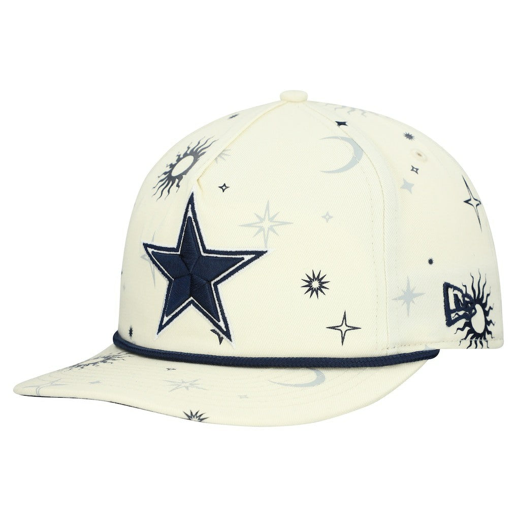 Dallas Cowboys New Era Celestial Golfer Snapback Hat - Stone - NFL