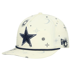 Dallas Cowboys New Era Celestial Golfer Snapback Hat - Stone - NFL