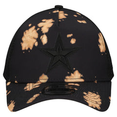 Dallas Cowboys New Era Bleached 9FORTY A-Frame Adjustable Hat - Black - NFL