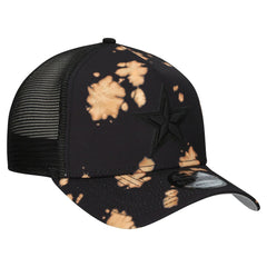 Dallas Cowboys New Era Bleached 9FORTY A-Frame Adjustable Hat - Black - NFL