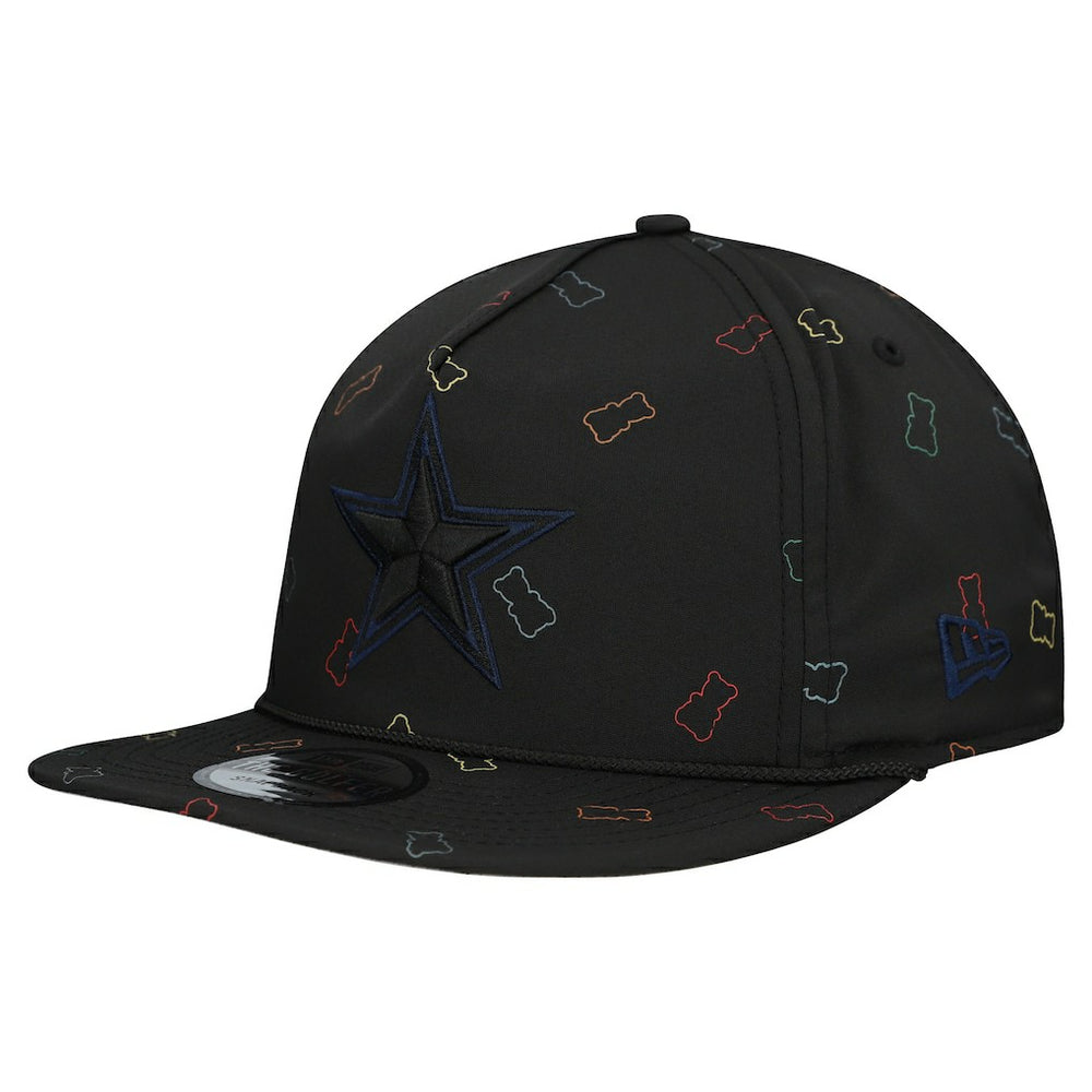 Dallas Cowboys New Era Gummy Golfer Snapback Hat - Black - NFL