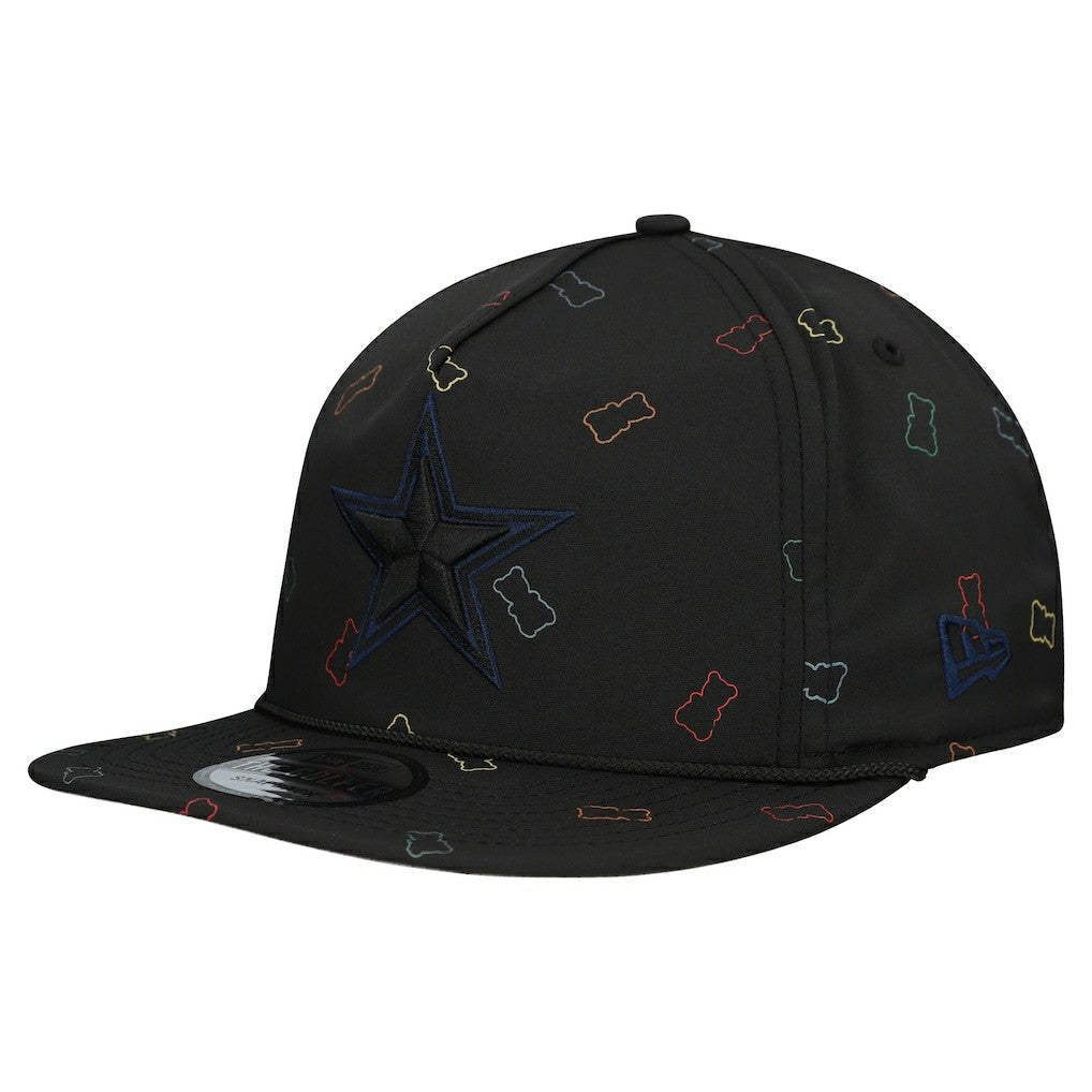 Dallas Cowboys New Era Gummy Golfer Snapback Hat - Black - NFL