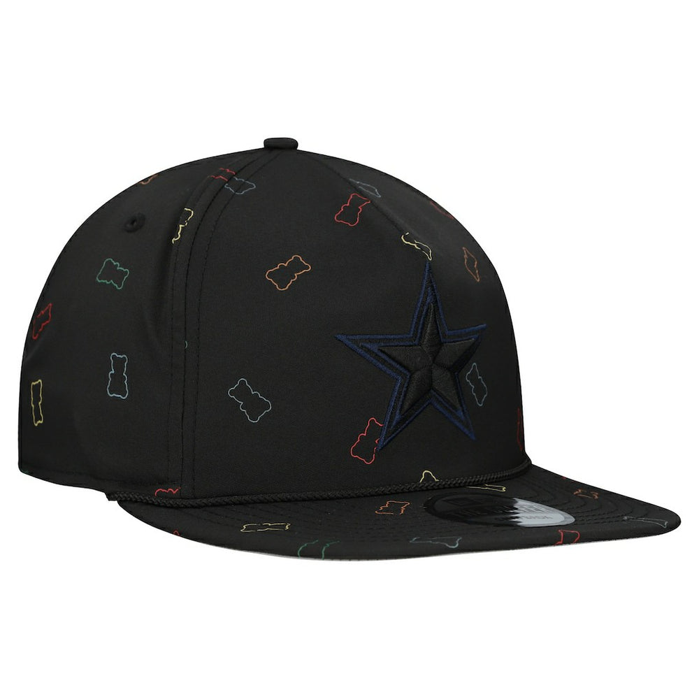 Dallas Cowboys New Era Gummy Golfer Snapback Hat - Black - NFL