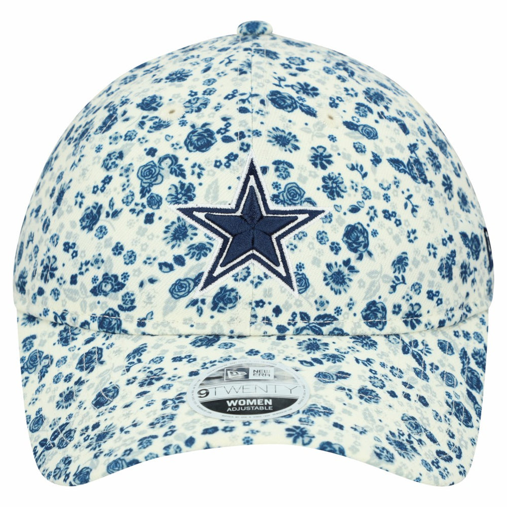 Dallas Cowboys New Era Women's Ditzy 9TWENTY Adjustable Hat - Cream - NFL