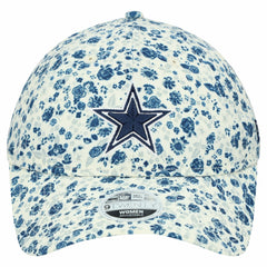 Dallas Cowboys New Era Women's Ditzy 9TWENTY Adjustable Hat - Cream - NFL