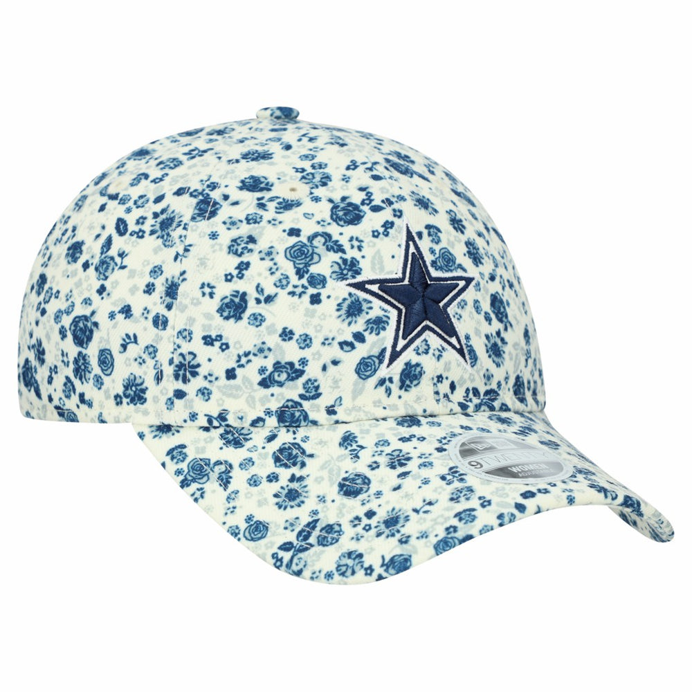 Dallas Cowboys New Era Women's Ditzy 9TWENTY Adjustable Hat - Cream - NFL
