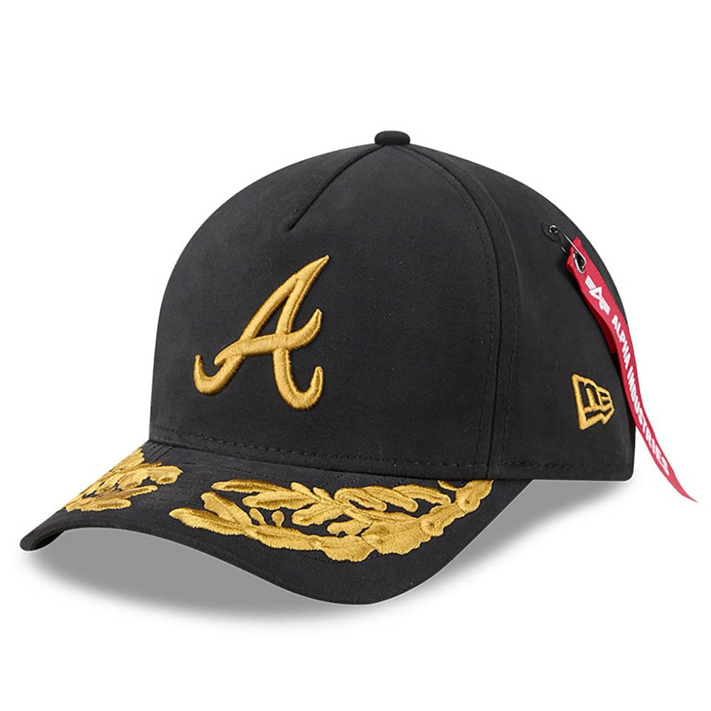 Atlanta Braves New Era x Alpha Industries A-Frame 9FORTY Adjustable Hat Outlet