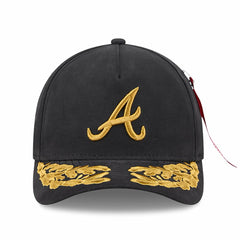 Atlanta Braves New Era x Alpha Industries A-Frame 9FORTY Adjustable Hat Outlet