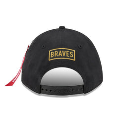 Atlanta Braves New Era x Alpha Industries A-Frame 9FORTY Adjustable Hat Outlet