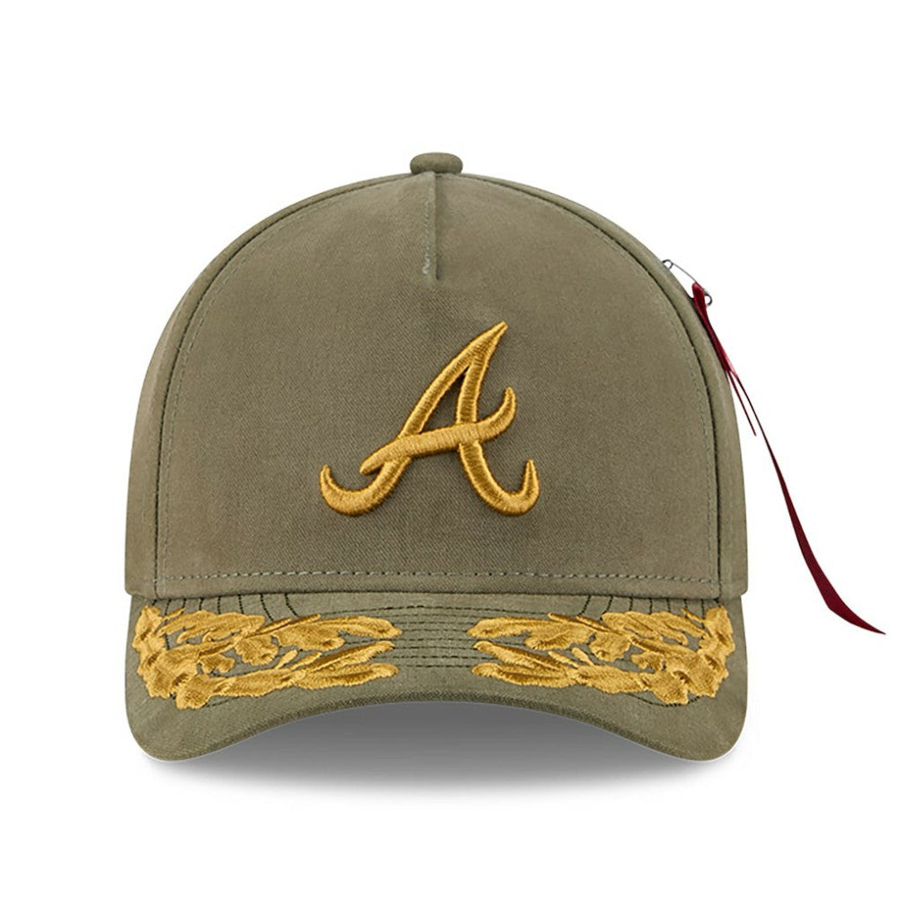 Atlanta Braves New Era x Alpha Industries A-Frame 9FORTY Adjustable Hat Sale