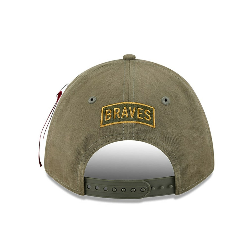 Atlanta Braves New Era x Alpha Industries A-Frame 9FORTY Adjustable Hat Sale