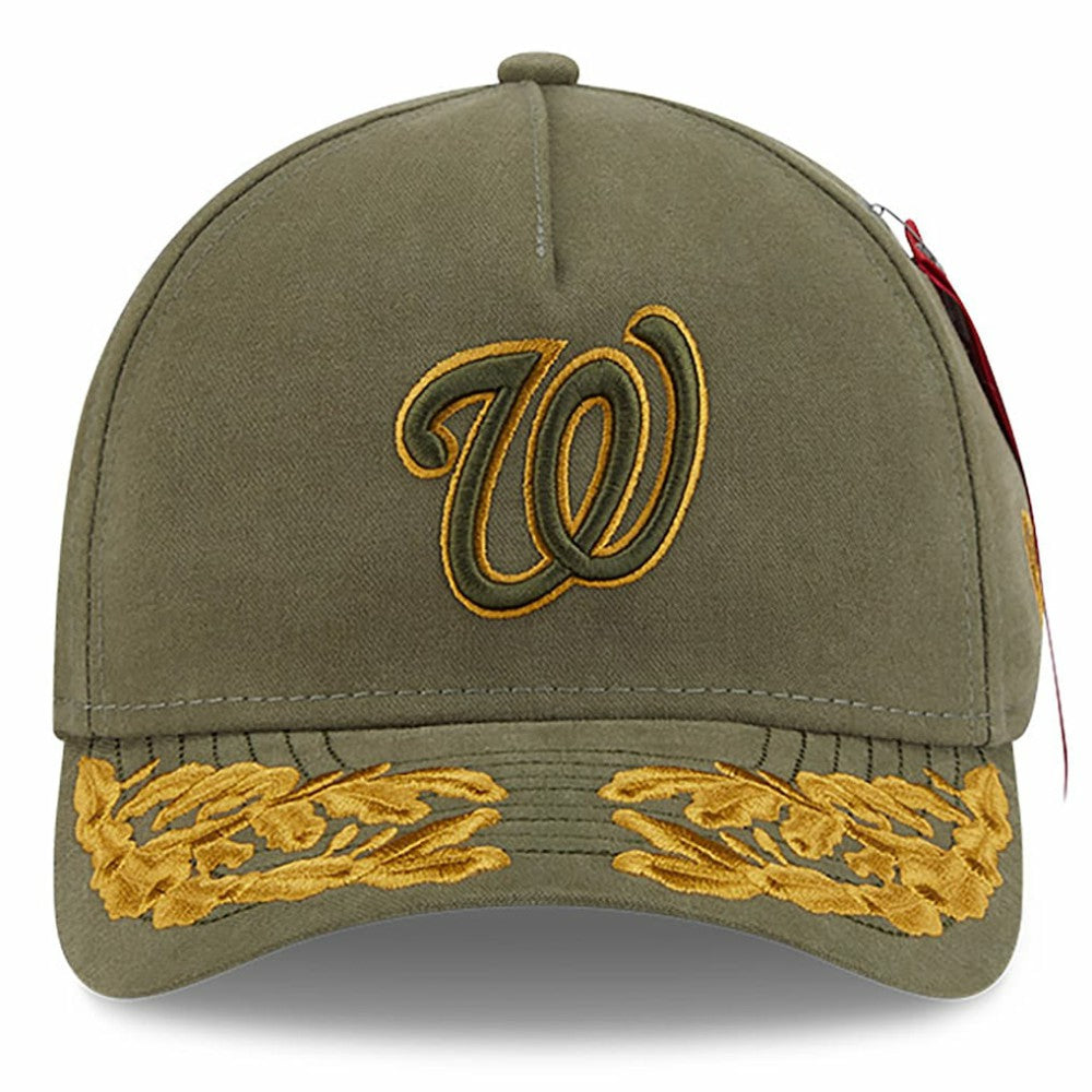 Washington Nationals New Era x Alpha Industries A-Frame 9FORTY Adjustable Hat Sale
