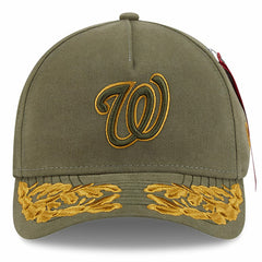 Washington Nationals New Era x Alpha Industries A-Frame 9FORTY Adjustable Hat Sale