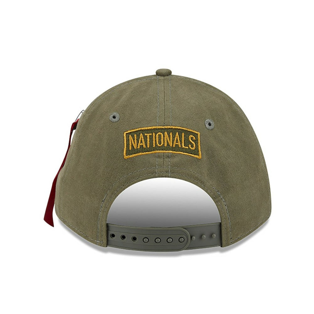 Washington Nationals New Era x Alpha Industries A-Frame 9FORTY Adjustable Hat Sale