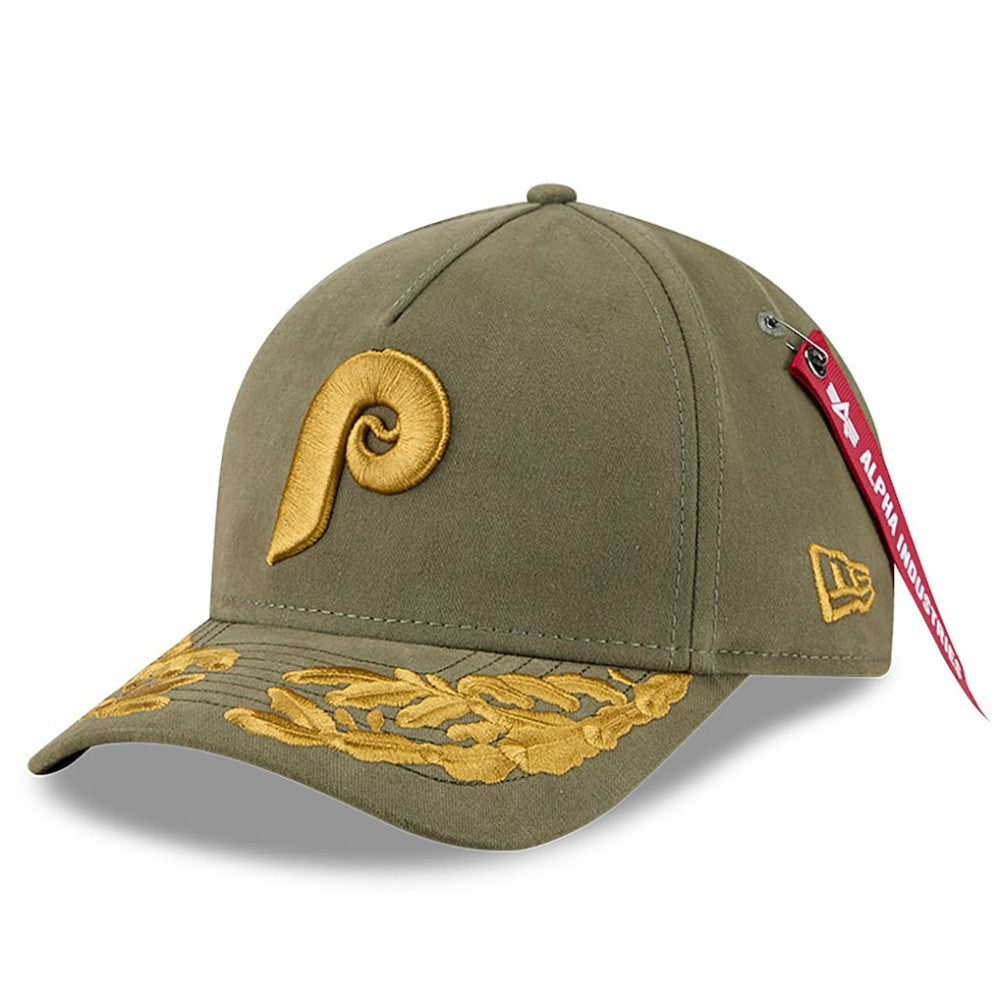 Philadelphia Phillies New Era x Alpha Industries A-Frame 9FORTY Adjustable Hat for sale