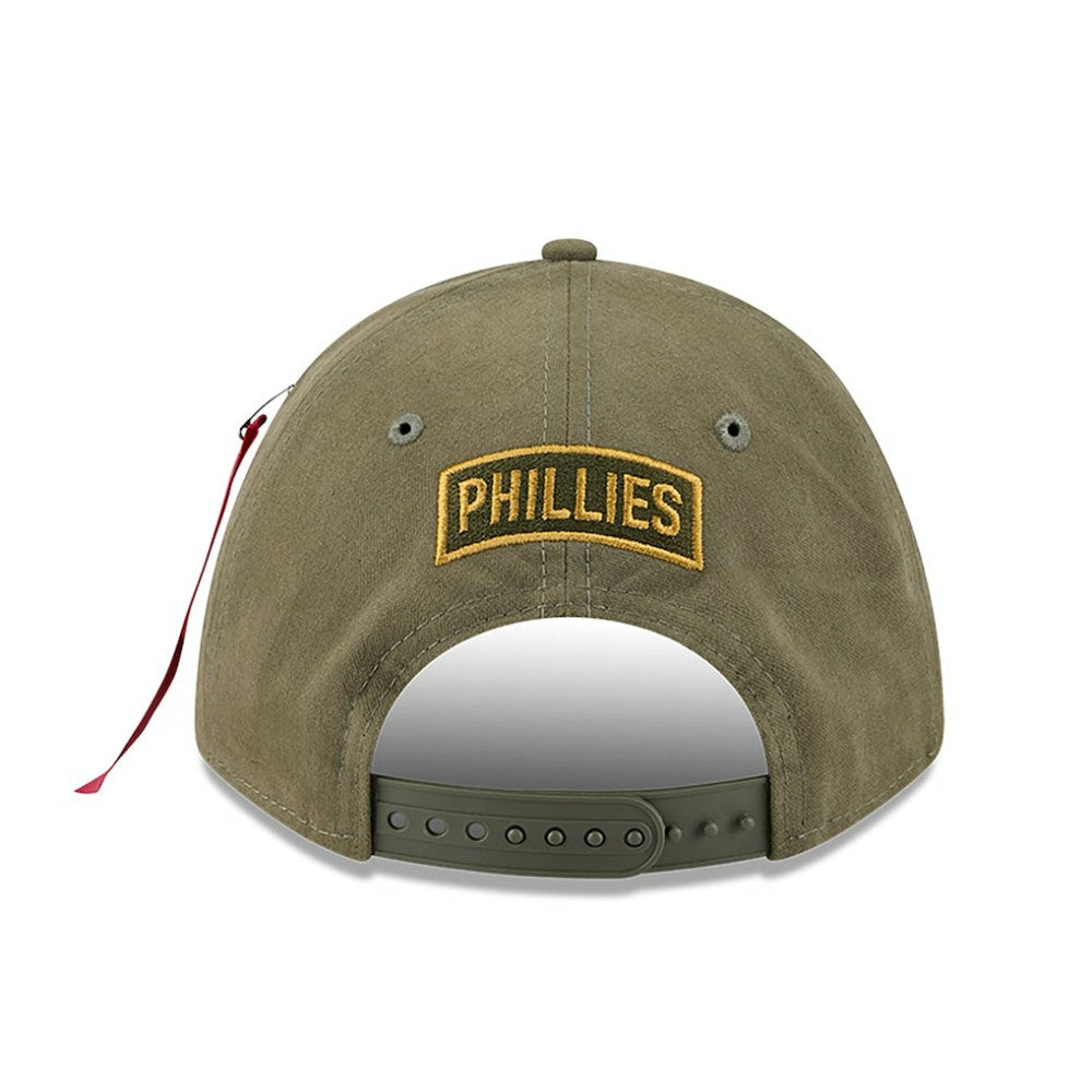 Philadelphia Phillies New Era x Alpha Industries A-Frame 9FORTY Adjustable Hat for sale