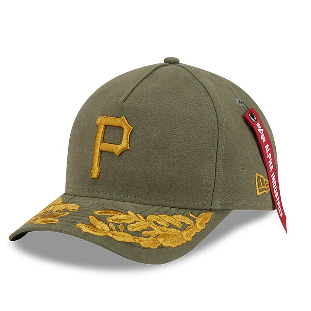 Pittsburgh Pirates New Era x Alpha Industries A-Frame 9FORTY Adjustable Hat Near Me