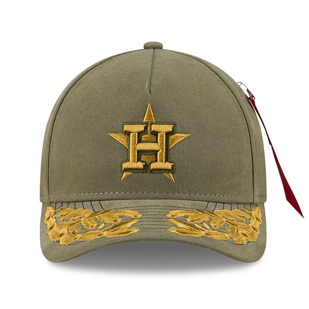 Houston Astros New Era x Alpha Industries A-Frame 9FORTY Adjustable Hat for sale