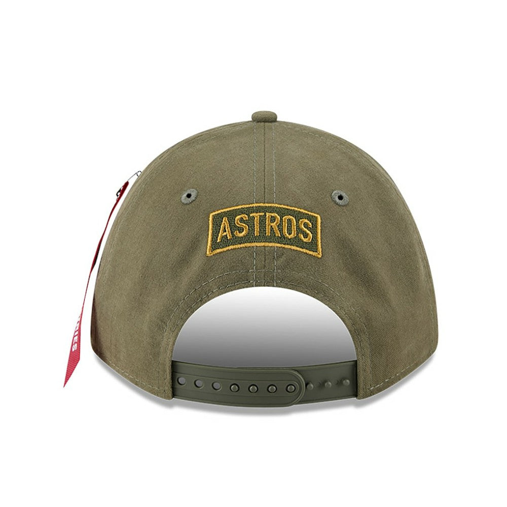 Houston Astros New Era x Alpha Industries A-Frame 9FORTY Adjustable Hat for sale