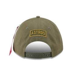 Houston Astros New Era x Alpha Industries A-Frame 9FORTY Adjustable Hat for sale